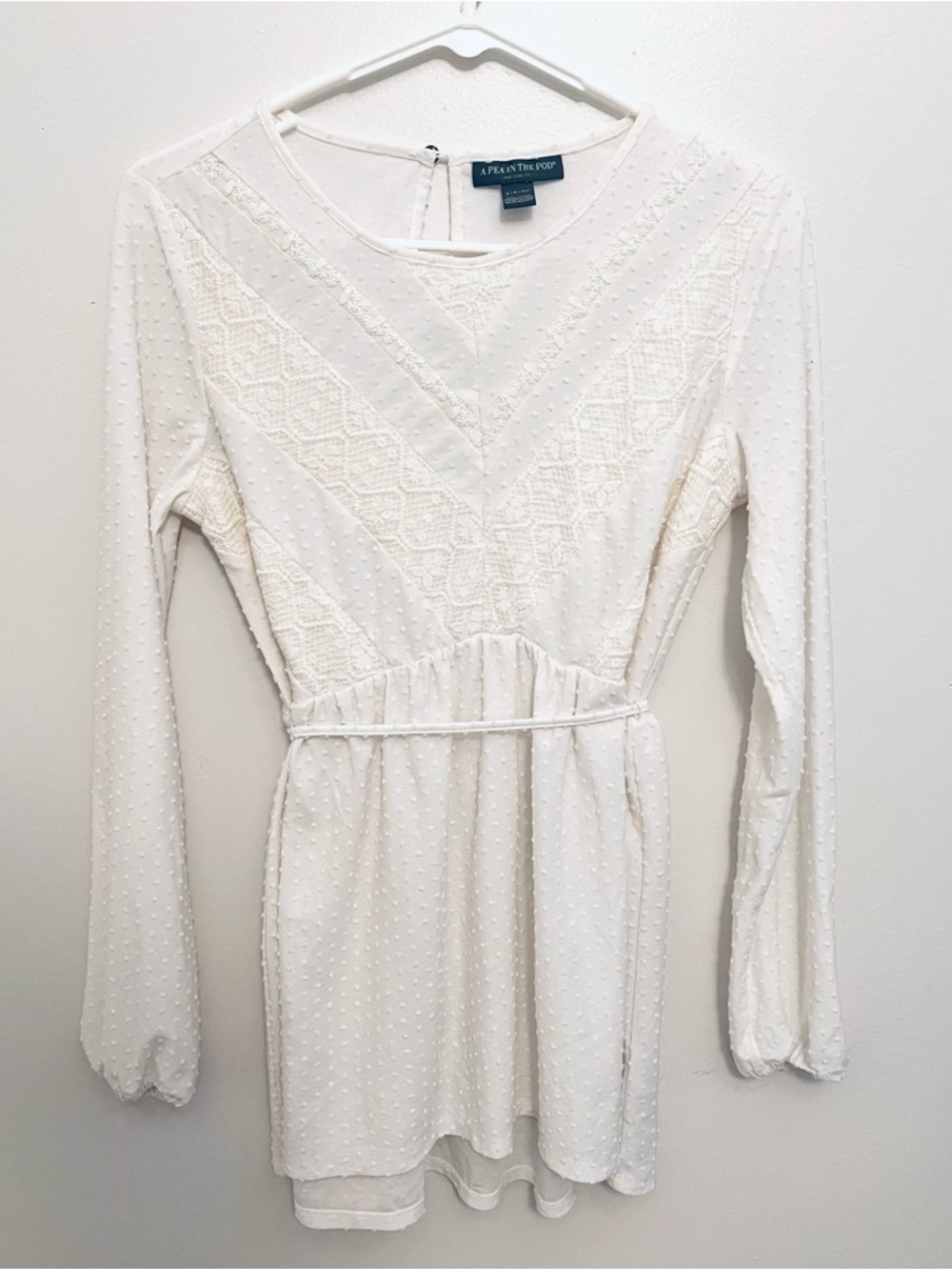 White Maternity Top